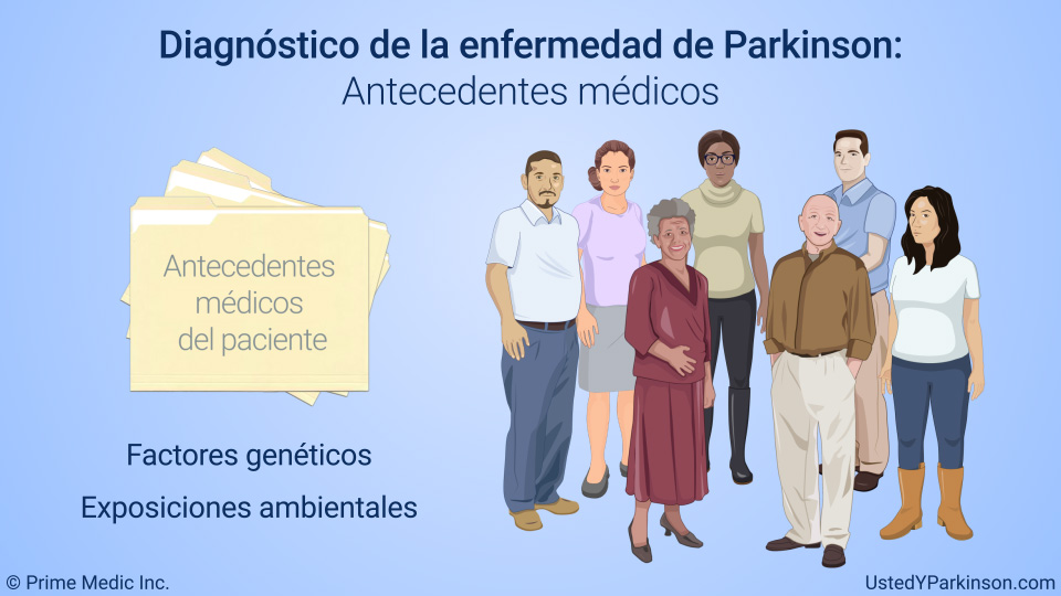 Diagnóstico de la enfermedad de Parkinson:   Antecedentes médicos